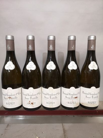 5 bouteilles PERNAND VERGELESSES Blanc 1er...