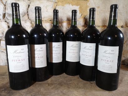6 magnums Château de PITRAY 