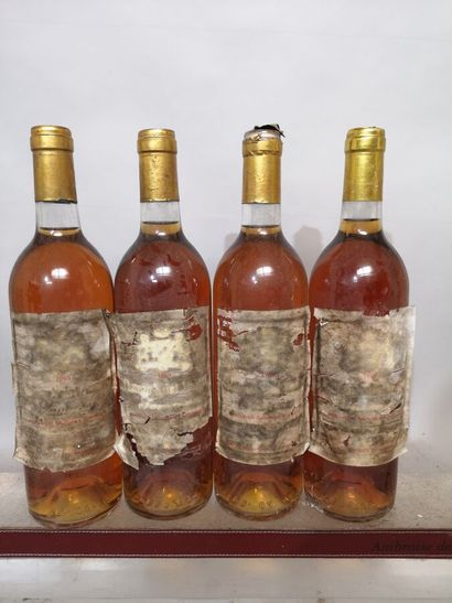 4 bottle Château SAINT ARMAND - Sauternes...