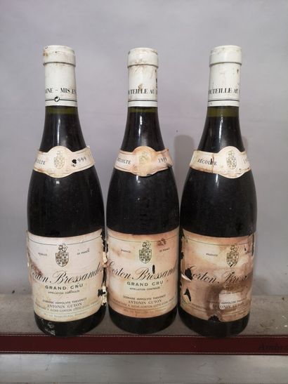 bottles CORTON Grand Cru 