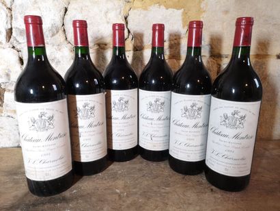 6 magnums Château MONTROSE - 2ème Gcc Saint...