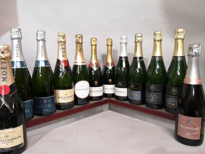 12 bottle CHAMPAGNE DIVERS 2 MOET & CHANDON...