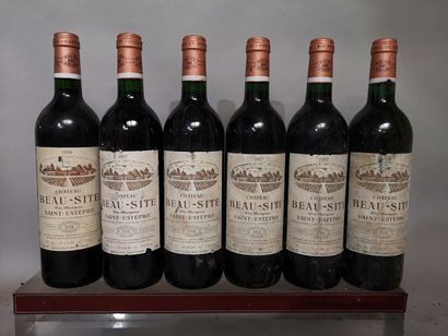 6 bottles Château BEAU SITE - Saint Estèphe...
