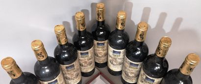 9 bottles Château SIRAN - Margaux 2005 Stained...
