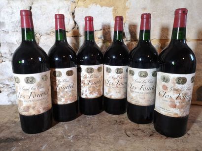 6 magnums CLOS FOURTET - 1er Gcc Saint Emilion...