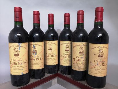 6 bottles MOULIN RICHE - 2nd wine of Ch....