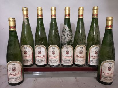 8 bottles ALSACE GEWURZTRAMINER and PINOT...