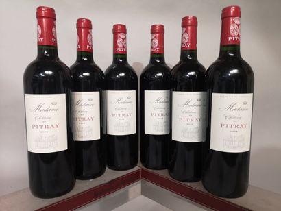 6 bottles Château de PITRAY 