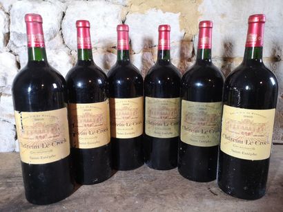 6 magnums Château LE CROCK - Saint Estèphe...