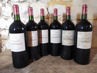 6 magnums Domaine de COURTEILLAC - Bordeaux...