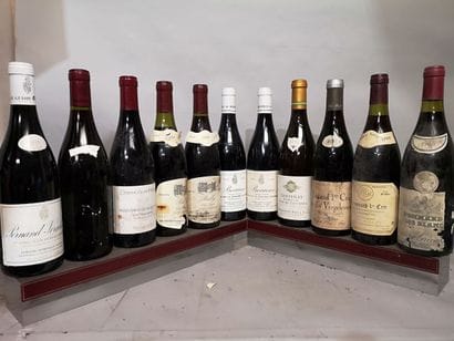 11 bouteille BOURGOGNE ROUGES DIVERS A VENDRE...