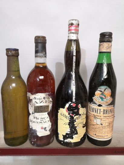 4 bottles ALCOOLS DIVERS FOR SALE AS IS