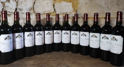 12 bottles Château D'ARDENNES - Graves 2...