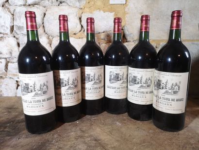 6 magnums Château LA TOUR de MONS - Margaux...