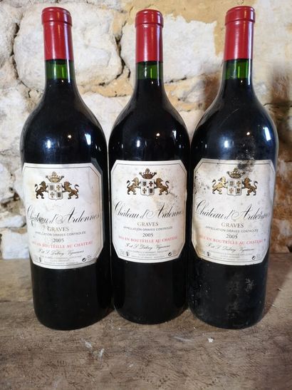 3 magnums Château D'ARDENNES - Graves 2005...