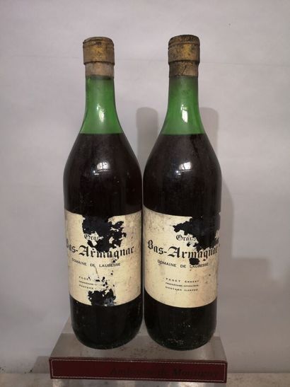 2 bottles BAS ARMAGNAC - Domaine de LAUBESSE...