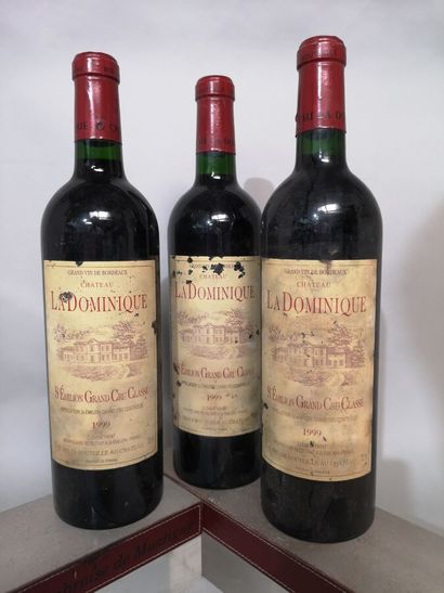3 bottles Château LA DOMINIQUE - Gcc Saint...