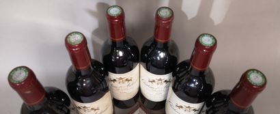 6 bottles Château D'ARDENNES - Graves 2000...
