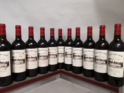 11 bottles Château PICQUE CAILLOU - Pessac...