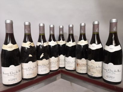 9 bottles BEAUNE 1er cru 