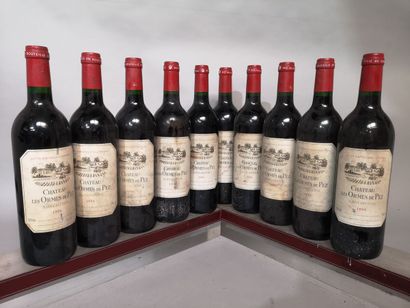 10 bouteilles Château LES ORMES de PEZ -...