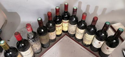 11 bottles BORDEAUX DIVERS FOR SALE AS IS...