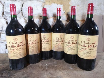 6 magnums Château LEOVILLE POYFERRE - 2ème...