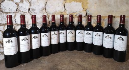 12 bottles Château D'ARDENNES - Graves 2005...