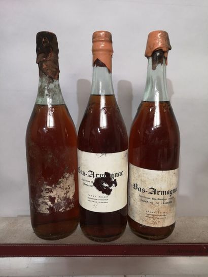 3 bottles 1L BAS ARMAGNAC - Domaine de LAUBESSE...