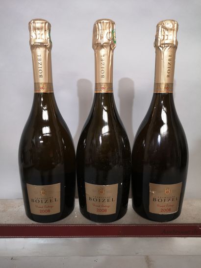 3 bottle CHAMPAGNE BOIZEL 