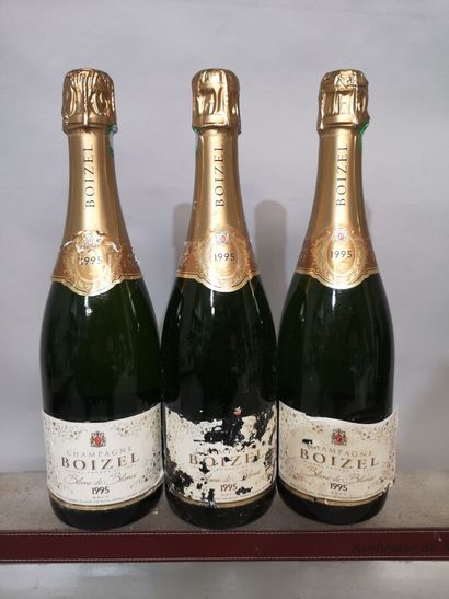 3 bottles CHAMPAGNE BOIZEL 