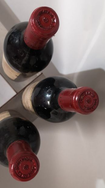 3 bottles Château LA DOMINIQUE - Gcc Saint...