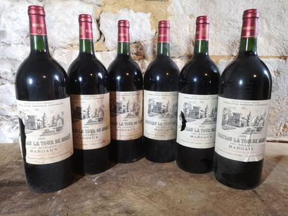 6 magnums Château LA TOUR de MONS - Margaux...