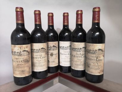6 bouteilles Château PONTET CANET - 5ème...