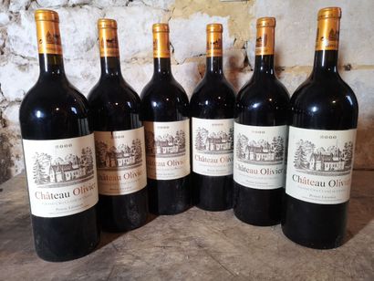 6 magnums Château OLIVIER - Pessac Léognan...