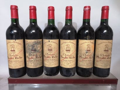 6 bottles MOULIN RICHE - 2nd wine of Ch....