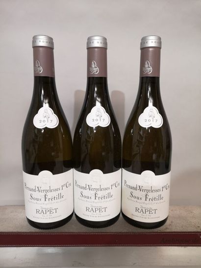 3 bouteilles PERNAND VERGELESSES Blanc 1er...