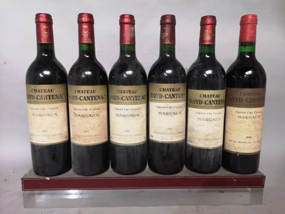 6 bottles Château BOYD CANTENAC - 3rd Gcc...