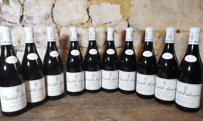 10 bouteilles CHAMBOLLE MUSIGNY 