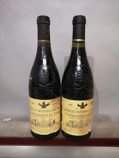 2 bottles CHÂTEAUNEUF du PAPE - Ch. des FINES...