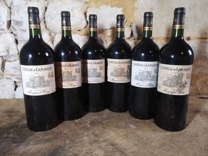 6 magnums Château de LAMARQUE - Haut Médoc...