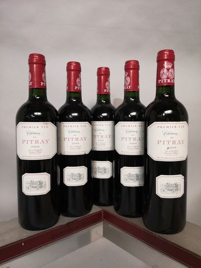 5 bottles Château de PITRAY - Côtes de Castillon...