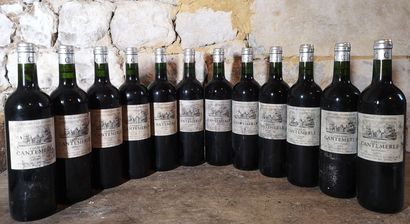 12 bottle Château CANTEMERLE - 5ème Gcc Haut...