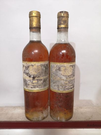 2 bottles Château SUDUIRAUT - 1er Gcc Sauternes...
