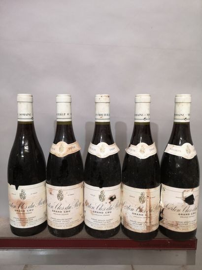 5 bottles CORTON Grand Cru 