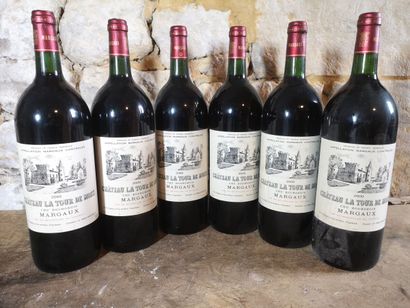 6 magnums Château LA TOUR de MONS - Margaux...