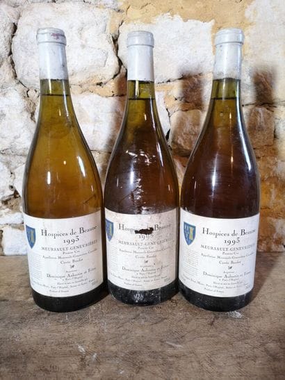 3 magnums Hospices de Beaune MEURSAULT 1er...