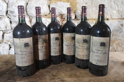 6 magnums Château PATACHE D'AUX - Médoc 2000...