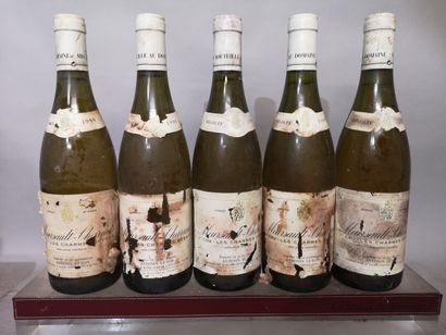 5 bouteilles MEURSAULT 1er cru 