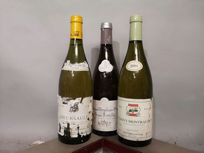 3 bottle BOURGOGNE BLANCS DIVERS 1 MEURSAULT...